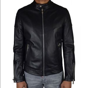 Zara Faux Leather Biker Jacket